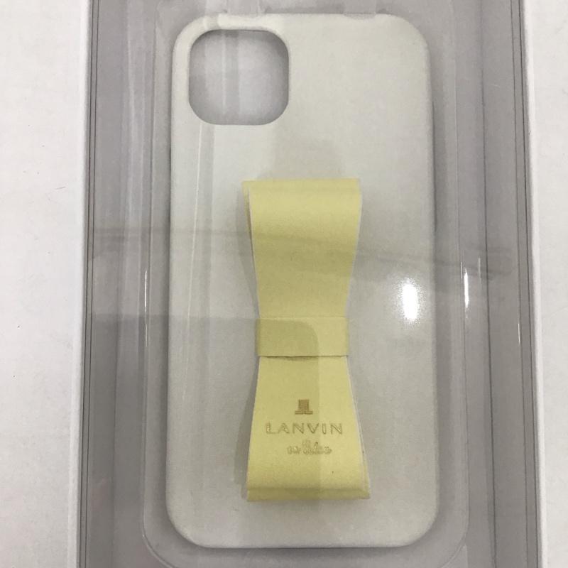ランバン LANVIN ファッション小物 ファッション小物 LBVWYSRIP2261M iPhone 14 Plusケース リボンバックケース iPhoneケース 無地 白 / ホワイト / X 黄 / イエロー /  レディース USED 古着 中古 10126835