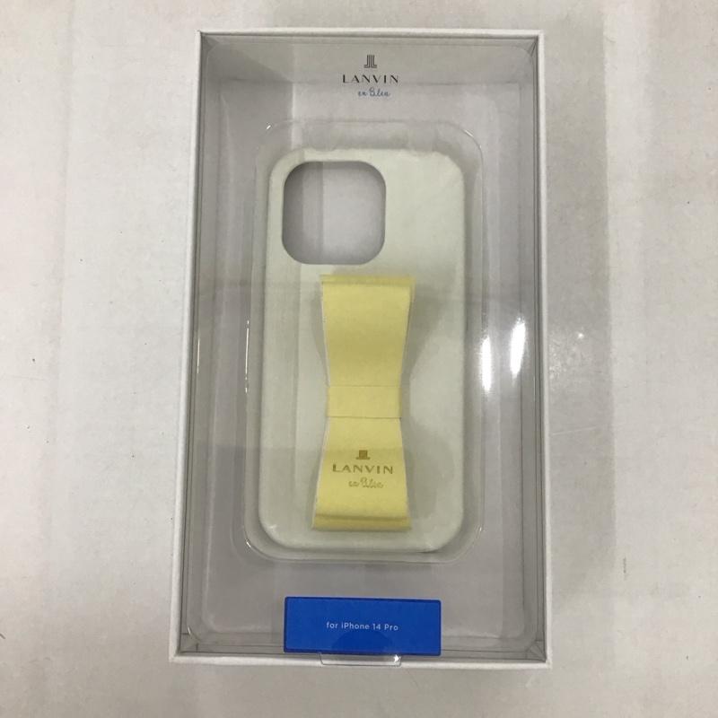 ランバン LANVIN ファッション小物 ファッション小物 LBVWYSRIP2261P iPhoneケース iPhone 14 Proケース リボンバックケース 無地 白 / ホワイト / X 黄 / イエロー /  レディース USED 古着 中古 10126844