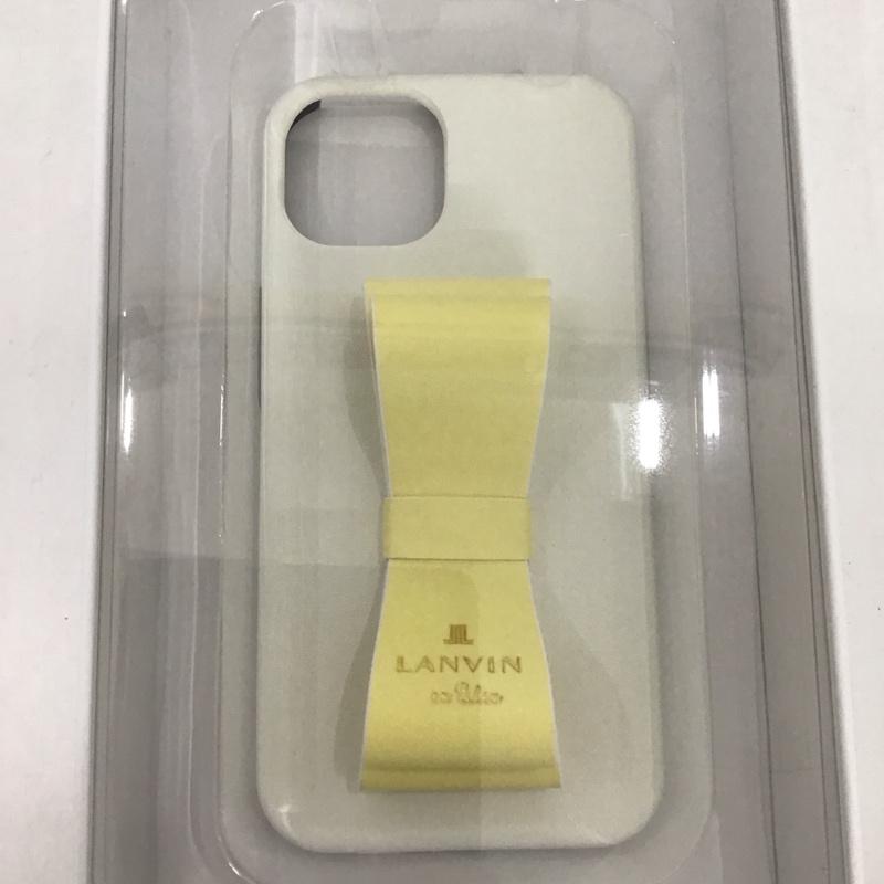 ランバン LANVIN ファッション小物 ファッション小物 LBVWYSRIP2261 iPhone 14用 LANVIN en Bleu リボンバックケース iPhoneケース 無地 白 / ホワイト / X 黄 / イエロー /  レディース USED 古着 中古 10126850