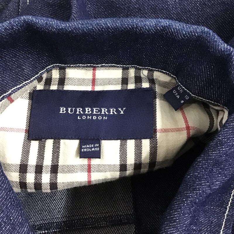バーバリーロンドン Burberry London ジャケット、上着 ジャケット、ブレザー デニムジャケット Gジャン アウター カジュアルジャケット 無地 インディゴ / インディゴ /  レディース USED 古着 中古 10126854