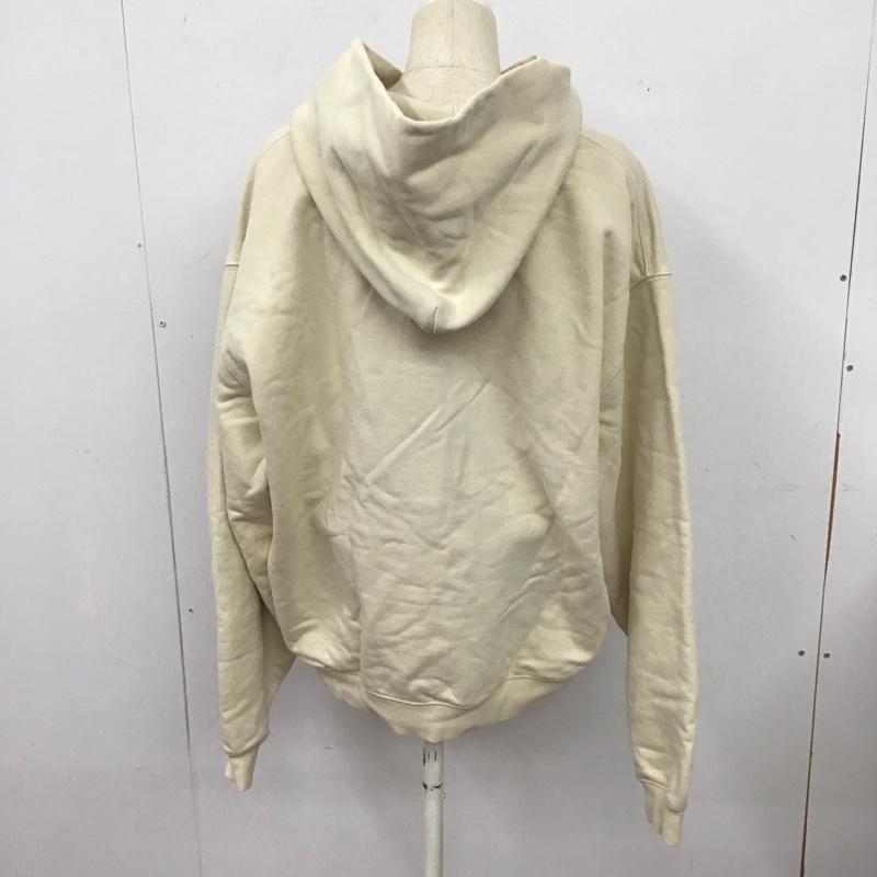 マウジー MOUSSY パーカー 長袖 010cas90-5870 プルパーカー 長袖パーカー FREE ロゴ、文字 ベージュ / ベージュ /  レディース USED 古着 中古 10126856