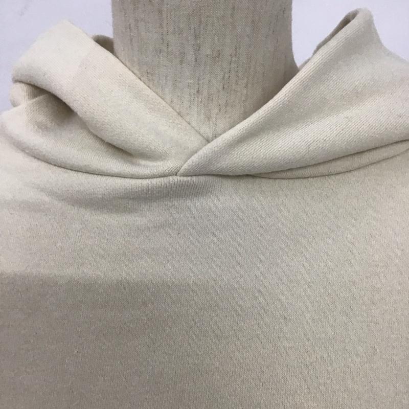 マウジー MOUSSY パーカー 長袖 010cas90-5870 プルパーカー 長袖パーカー FREE ロゴ、文字 ベージュ / ベージュ /  レディース USED 古着 中古 10126856