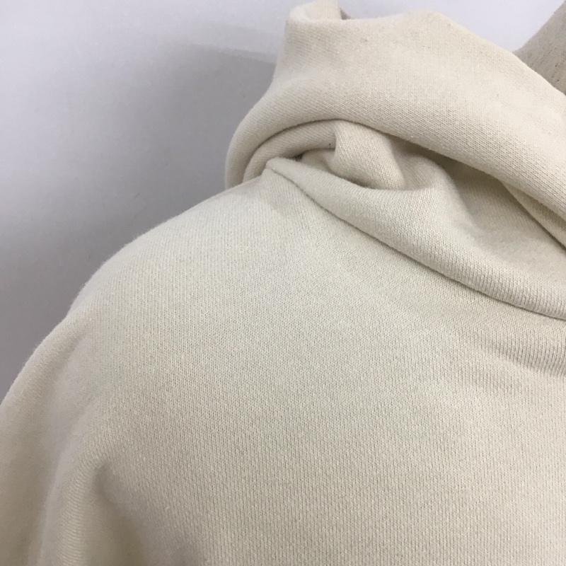 マウジー MOUSSY パーカー 長袖 010cas90-5870 プルパーカー 長袖パーカー FREE ロゴ、文字 ベージュ / ベージュ /  レディース USED 古着 中古 10126856