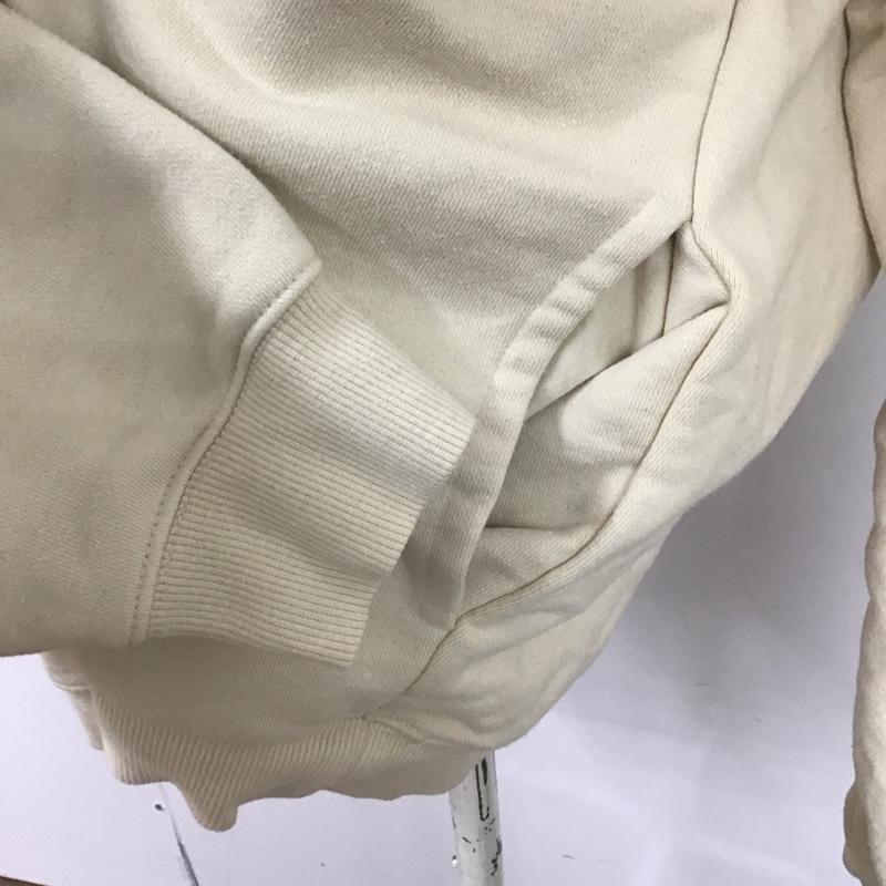 マウジー MOUSSY パーカー 長袖 010cas90-5870 プルパーカー 長袖パーカー FREE ロゴ、文字 ベージュ / ベージュ /  レディース USED 古着 中古 10126856