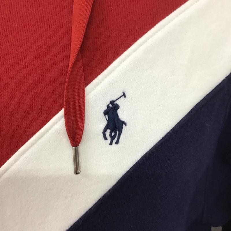 ポロラルフローレン POLO RALPH LAUREN トレーナー 長袖 長袖トレーナー スウェット ジップアップネック プルオーバー XS ロゴ、文字 マルチカラー / マルチカラー /  メンズ USED 古着 中古 10126860