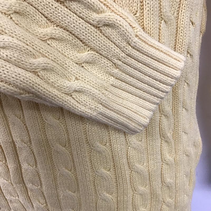 エルエルビーン L.L.Bean ニット、セーター 長袖 長袖ニットカットソー クルーネック セーター  黄 / イエロー /  メンズ USED 古着 中古 10126861