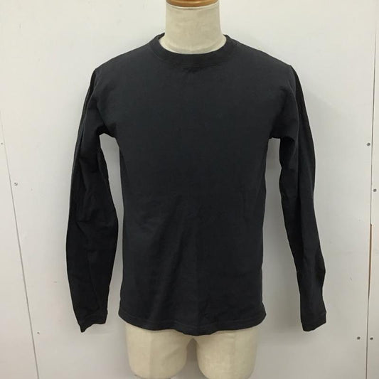 グッドウェア Goodwear カットソー 長袖 長袖カットソー 無地カットソー クルーネック S 無地 黒 / ブラック /  メンズ USED 古着 中古 10126867