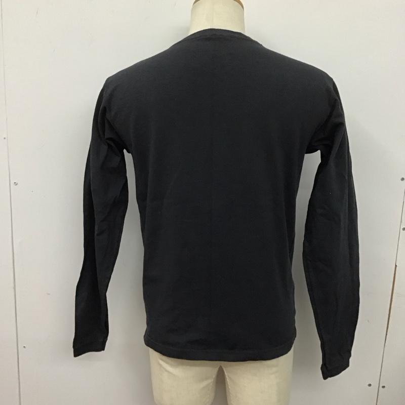 グッドウェア Goodwear カットソー 長袖 長袖カットソー 無地カットソー クルーネック S 無地 黒 / ブラック /  メンズ USED 古着 中古 10126867