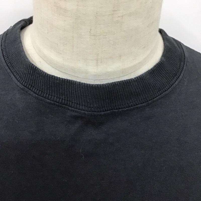 グッドウェア Goodwear カットソー 長袖 長袖カットソー 無地カットソー クルーネック S 無地 黒 / ブラック /  メンズ USED 古着 中古 10126867