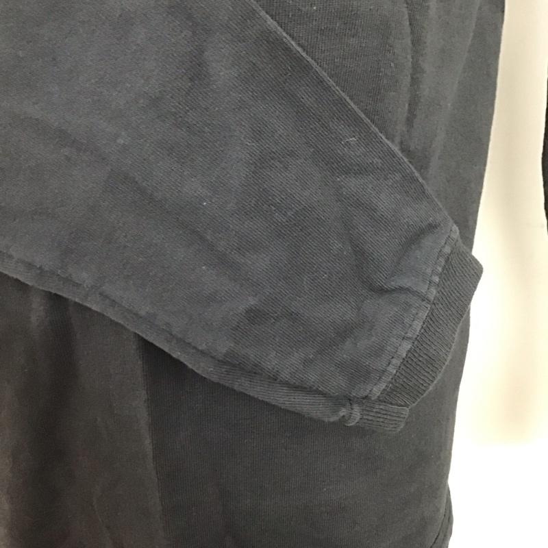 グッドウェア Goodwear カットソー 長袖 長袖カットソー 無地カットソー クルーネック S 無地 黒 / ブラック /  メンズ USED 古着 中古 10126867