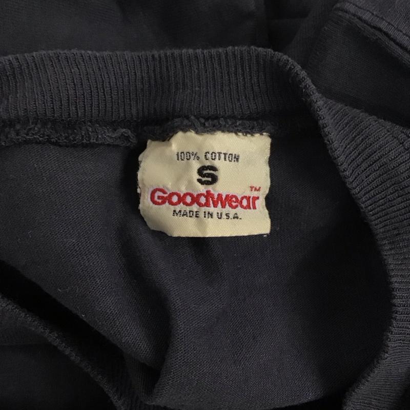 グッドウェア Goodwear カットソー 長袖 長袖カットソー 無地カットソー クルーネック S 無地 黒 / ブラック /  メンズ USED 古着 中古 10126867