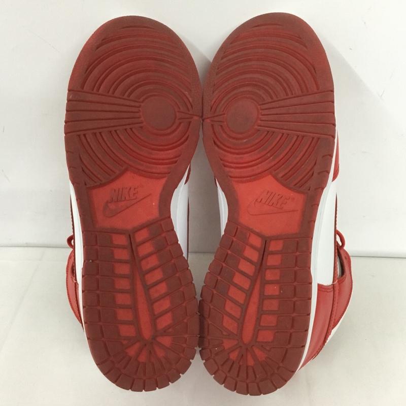 ナイキ NIKE スニーカー スニーカー DD1399-106 DUNK HI RETRO 29cm 29.0cm ロゴ、文字 白 / ホワイト / X 赤 / レッド /  メンズ USED 古着 中古 10126873