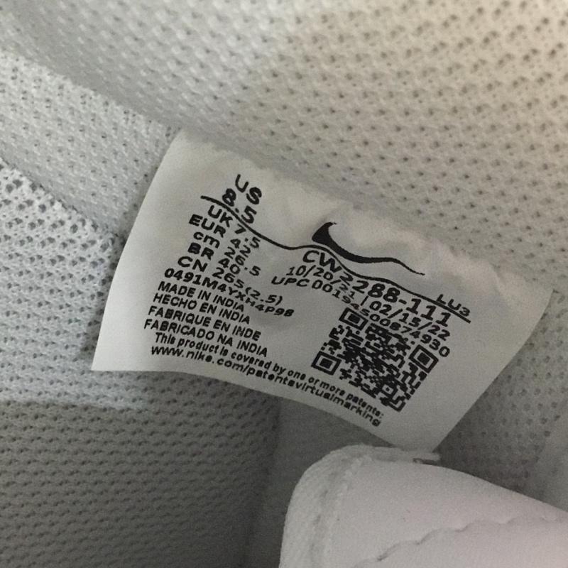 ナイキ NIKE スニーカー スニーカー CW2288-111 AIR FORCE 1 07 26.5cm 26.5cm ロゴ、文字 白 / ホワイト /  メンズ USED 古着 中古 10126874