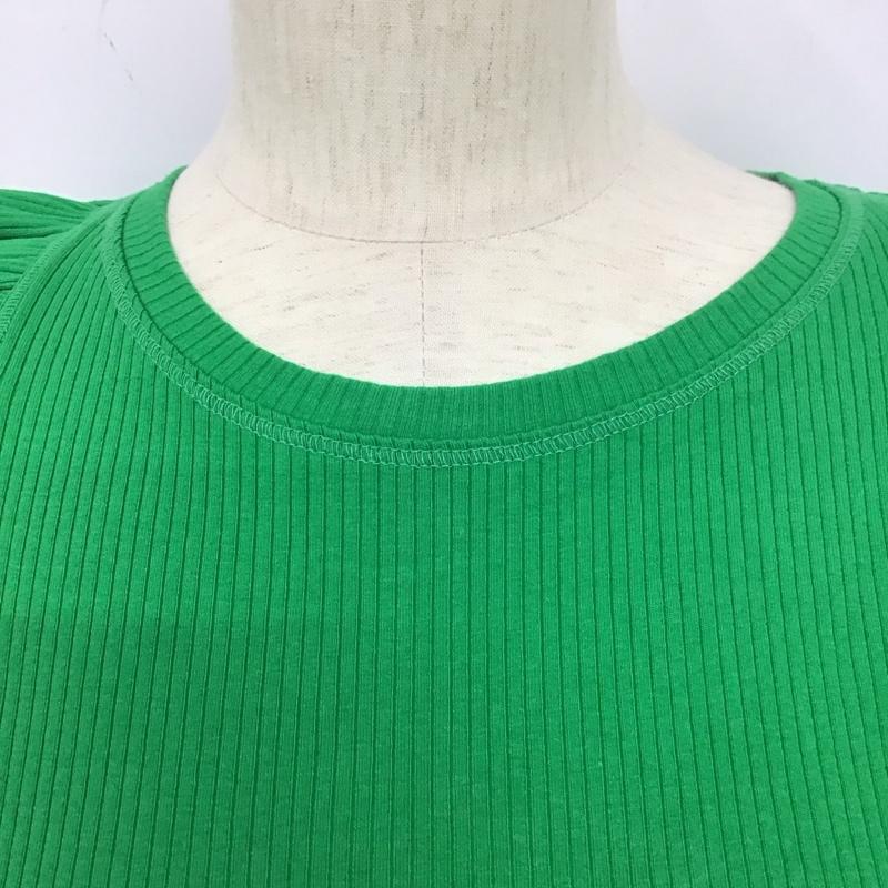 ザラ ZARA ワンピース ロングスカート ロングワンピース ノースリーブワンピース タイトスカート S 無地 緑 / グリーン /  メンズ USED 古着 中古 10126877