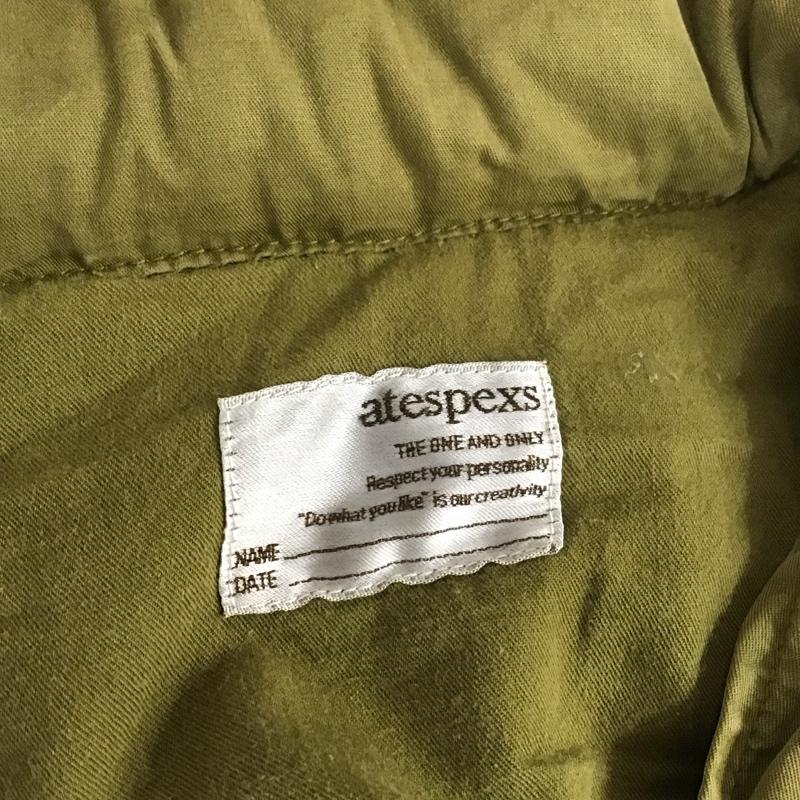 エイトスペックス ATESPEXS ジャケット、上着 ジャケット、ブレザー 41-25-246-00016 ミリタリージャケット ジップアップジャケット アウター FREE 無地 カーキ / カーキ /  レディース USED 古着 中古 10126885