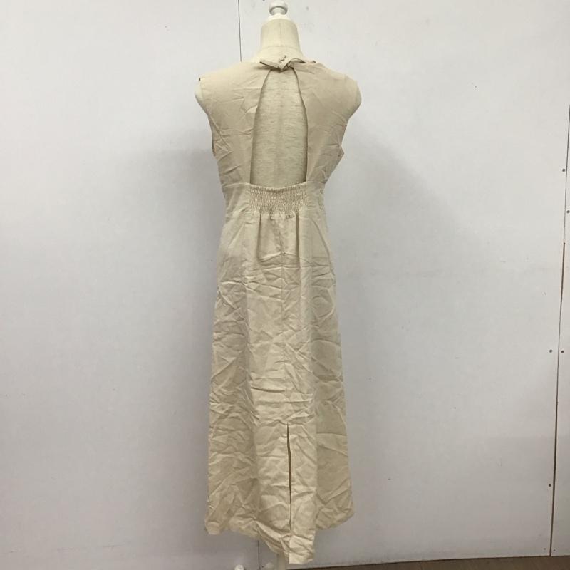 アルシーヴ archives ワンピース ロングスカート ノースリーブワンピース ロングスカート フレアスカート 無地 ベージュ / ベージュ /  レディース USED 古着 中古 10126891