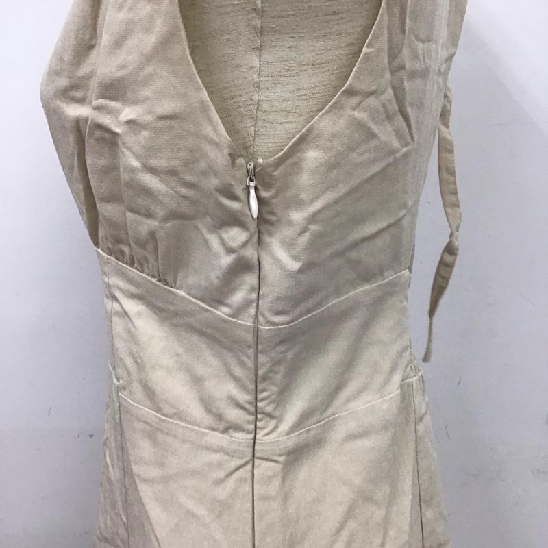 アルシーヴ archives ワンピース ロングスカート ノースリーブワンピース ロングスカート フレアスカート 無地 ベージュ / ベージュ /  レディース USED 古着 中古 10126891