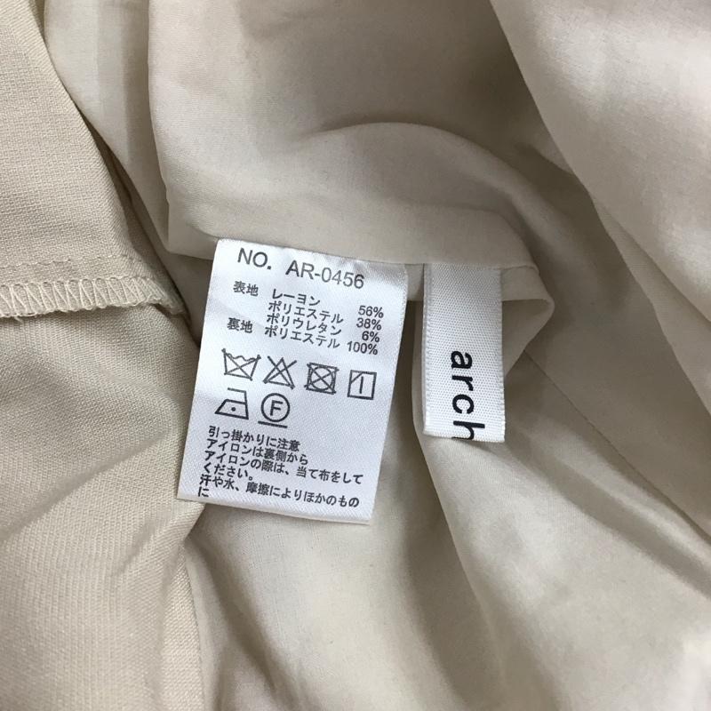 アルシーヴ archives ワンピース ロングスカート ノースリーブワンピース ロングスカート フレアスカート 無地 ベージュ / ベージュ /  レディース USED 古着 中古 10126891
