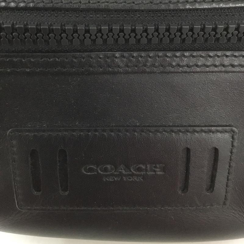 コーチ COACH ウエストバッグ ウエストバッグ F75776 ボディバッグ ロゴ、文字 黒 / ブラック /  メンズ USED 古着 中古 10126899