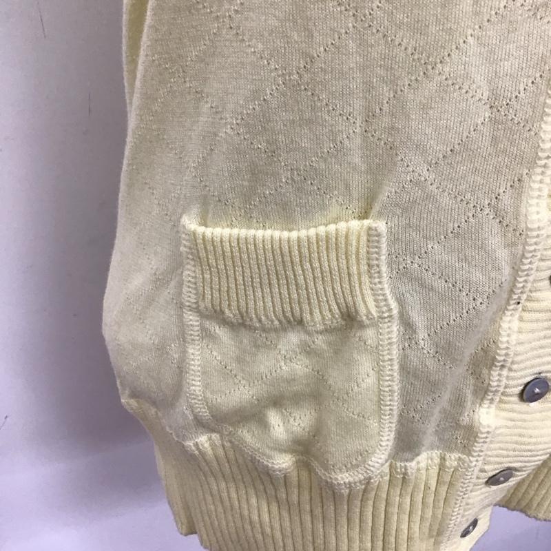 ザラ ZARA カーディガン 長袖 長袖カーディガン 前ボタン ニットカーディガン L  黄 / イエロー /  レディース USED 古着 中古 10126903