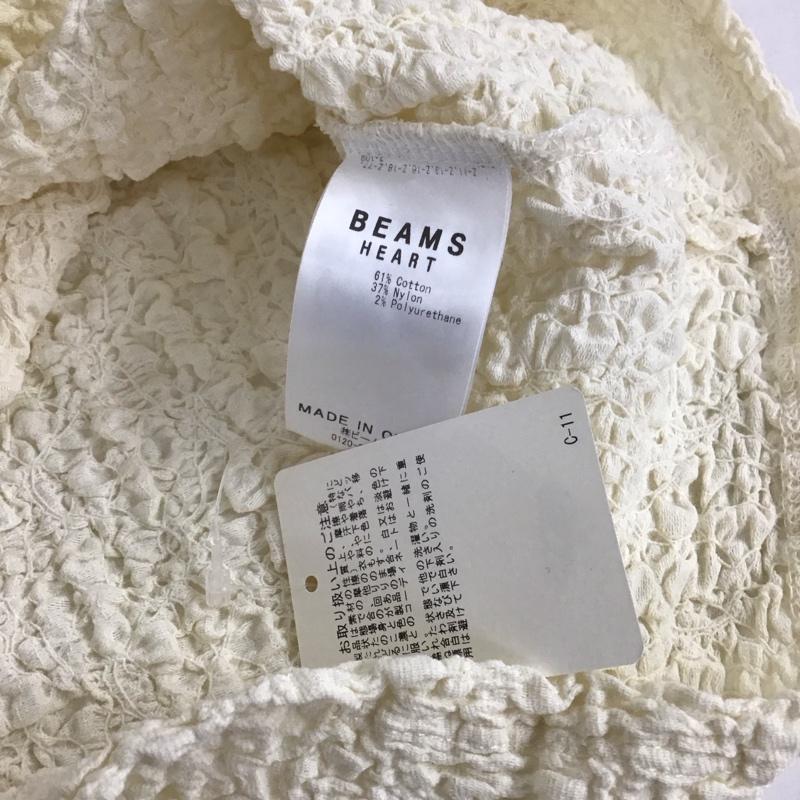 ビームス ハート BEAMS HEART カットソー 半袖 半袖カットソー クルーネックカットソー FREE  白 / ホワイト /  レディース USED 古着 中古 10126907