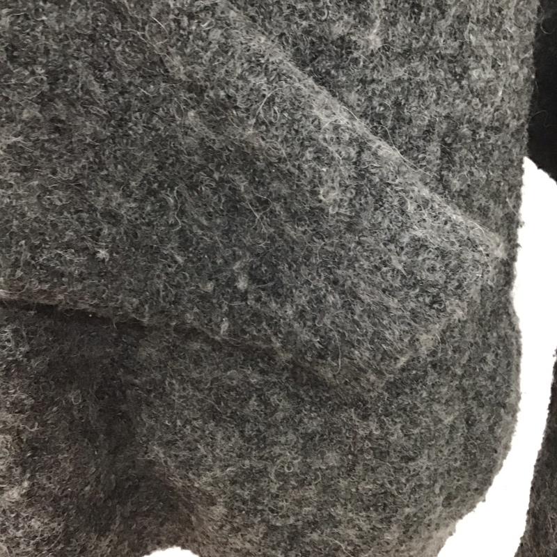 スタディオクリップ studio CLIP ニット、セーター 長袖 長袖ニットカットソー クルーネック セーター L 刺繍 灰 / グレー /  レディース USED 古着 中古 10126914