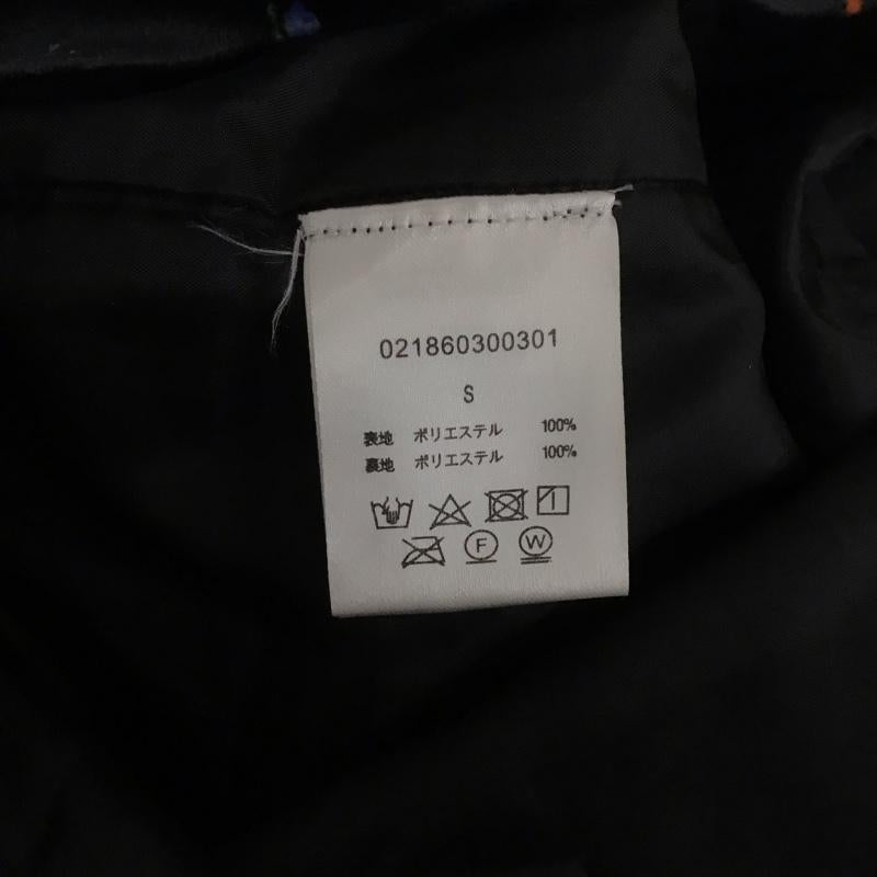 ダズリン dazzlin ワンピース ミニスカート 長袖ワンピース スウェード Vネック S 花柄 黒 / ブラック /  レディース USED 古着 中古 10126915