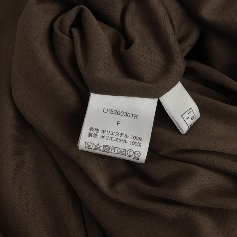 ローリーズファーム LOWRYS FARM スカート ロングスカート ロングスカート フレアスカート カジュアルスカート FREE 無地 茶 / ブラウン /  レディース USED 古着 中古 10126922