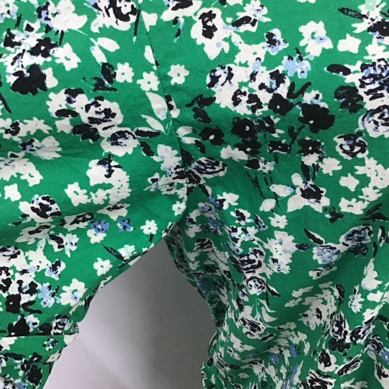 ザラ ZARA ワンピース・ドレス・オールインワン ワンピース・ドレス・オールインワン 半袖オールインワン 花柄シャツ ワイドパンツ S プリント マルチカラー / マルチカラー /  レディース USED 古着 中古 10126927