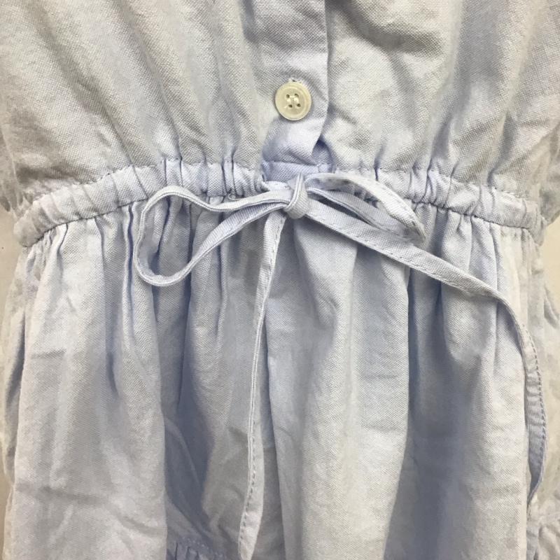 ザラ ZARA シャツ、ブラウス 半袖 半袖シャツ チュニック フレアシャツ XS 無地 水色 / ライトブルー /  レディース USED 古着 中古 10126932