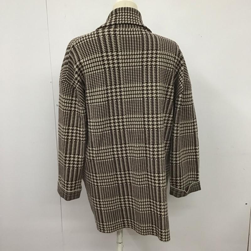 ザラ ZARA ジャケット、上着 ジャケット、ブレザー カジュアルジャケット アウター カラージャケット S 総柄 茶 / ブラウン /  レディース USED 古着 中古 10126947