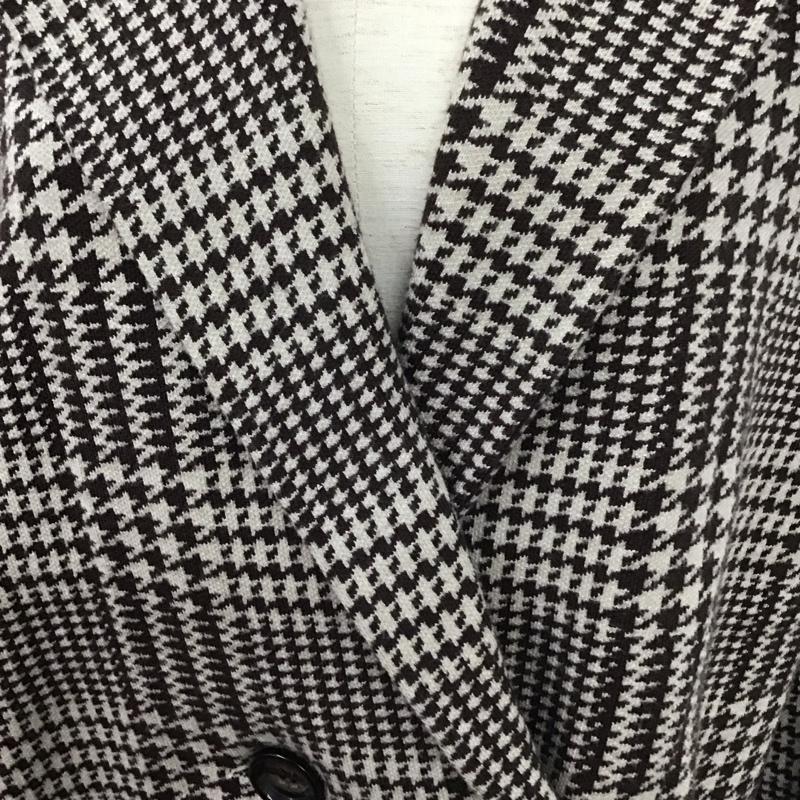 ザラ ZARA ジャケット、上着 ジャケット、ブレザー カジュアルジャケット アウター カラージャケット S 総柄 茶 / ブラウン /  レディース USED 古着 中古 10126947