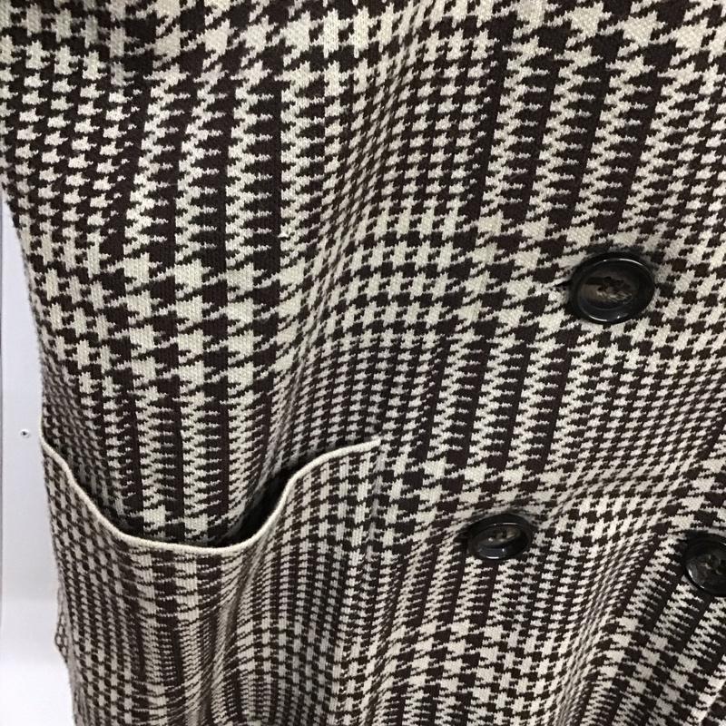 ザラ ZARA ジャケット、上着 ジャケット、ブレザー カジュアルジャケット アウター カラージャケット S 総柄 茶 / ブラウン /  レディース USED 古着 中古 10126947