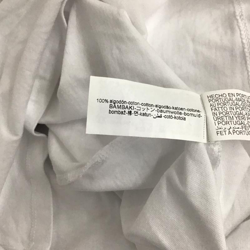 ザラ ZARA Tシャツ 半袖 半袖カットソー プリントTシャツ クルーネックカットソー M ロゴ、文字 白 / ホワイト /  レディース USED 古着 中古 10126950