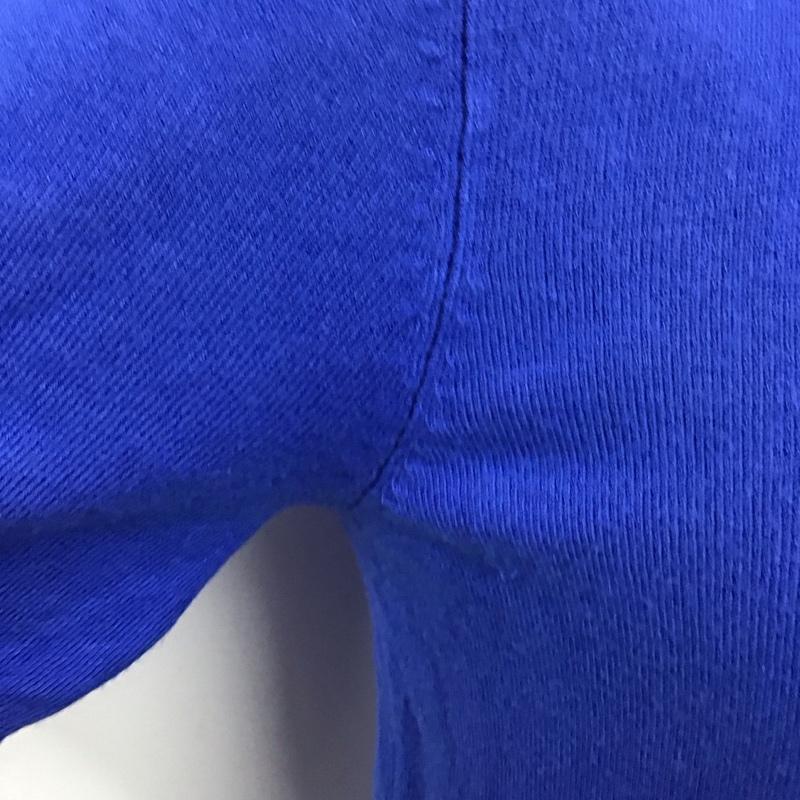 ザラ ZARA ニット、セーター 半袖 半袖ニットカットソー タートルネック セーター M 無地 青 / ブルー /  レディース USED 古着 中古 10126955