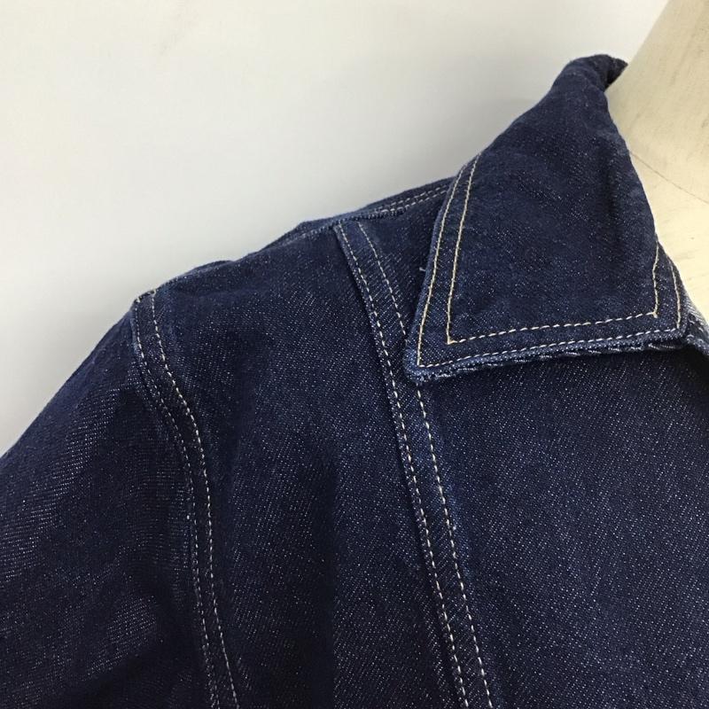 ザラ ZARA ジャケット、上着 ジャケット、ブレザー 半袖ジャケット デニムジャケット プルオーバー XL 無地 インディゴ / インディゴ /  レディース USED 古着 中古 10126956