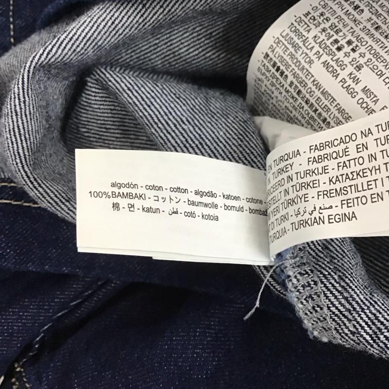 ザラ ZARA ジャケット、上着 ジャケット、ブレザー 半袖ジャケット デニムジャケット プルオーバー XL 無地 インディゴ / インディゴ /  レディース USED 古着 中古 10126956