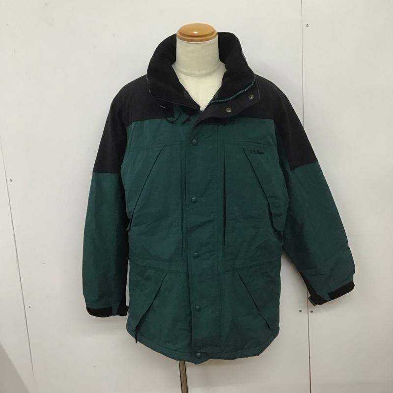 エルエルビーン L.L.Bean ジャケット、上着 ジャンパー、ブルゾン ジップアップジャケット アウター 70s 80s M ロゴ、文字 緑 / グリーン /  メンズ USED 古着 中古 10126974