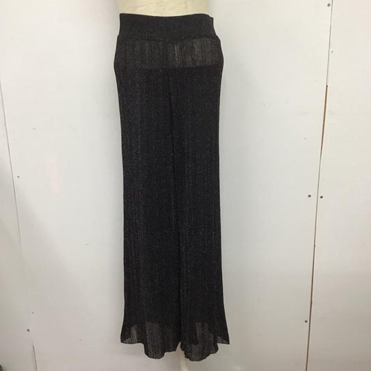 ザラ ZARA パンツ ワークパンツ、ペインターパンツ ワイドパンツ カジュアルパンツ スラックス シースルーパンツ S 無地 黒 / ブラック /  レディース USED 古着 中古 10126979