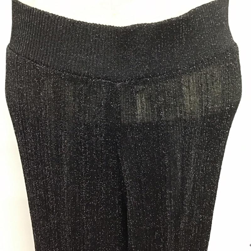 ザラ ZARA パンツ ワークパンツ、ペインターパンツ ワイドパンツ カジュアルパンツ スラックス シースルーパンツ S 無地 黒 / ブラック /  レディース USED 古着 中古 10126979