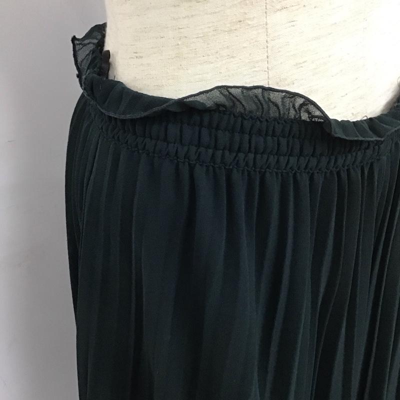 ザラウーマン ZARA WOMAN パンツ ワークパンツ、ペインターパンツ ワイドパンツ カジュアルパンツ スラックス フレアパンツ XS 無地 緑 / グリーン /  レディース USED 古着 中古 10126980