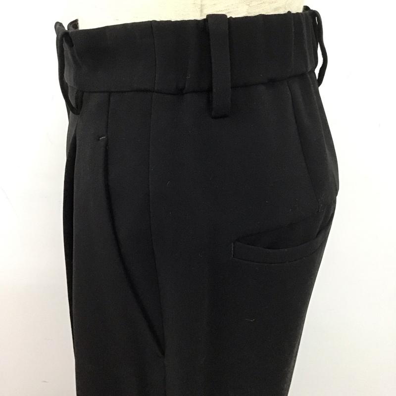 ユナイテッドアローズ　ビューティ＆ユース UNITED ARROWS BEAUTY & YOUTH パンツ スラックス スラックスパンツ スリムパンツ ストレッチパンツ XS 無地 黒 / ブラック /  レディース USED 古着 中古 10126981