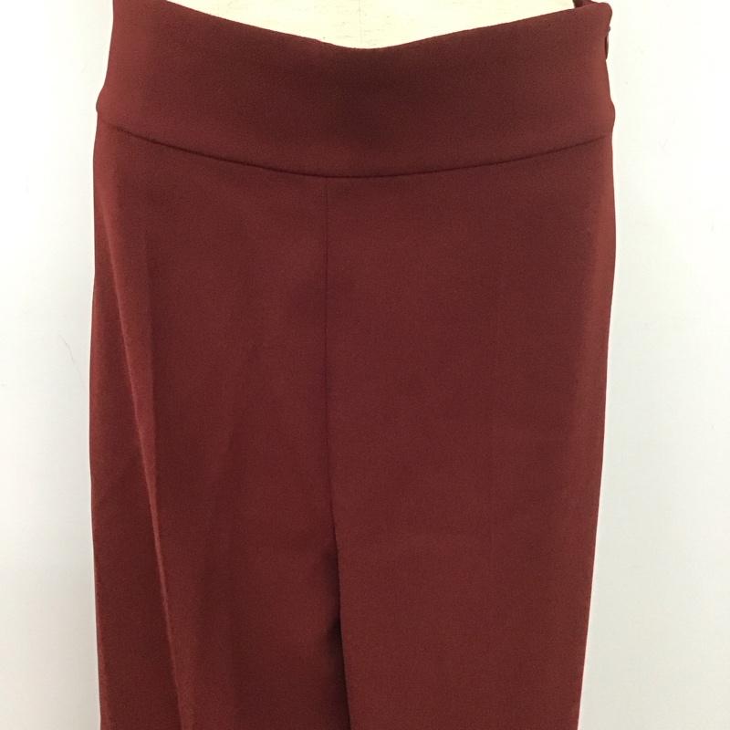 ザラウーマン ZARA WOMAN パンツ スラックス スラックスパンツ ワイドパンツ センタータックパンツ S 無地 黒 / ブラック /  レディース USED 古着 中古 10126983