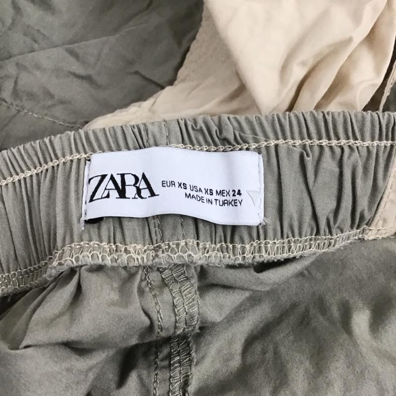 ザラ ZARA パンツ ワークパンツ、ペインターパンツ ワイドパンツ カジュアルパンツ ワークパンツ XS 無地 マルチカラー / マルチカラー /  レディース USED 古着 中古 10126984