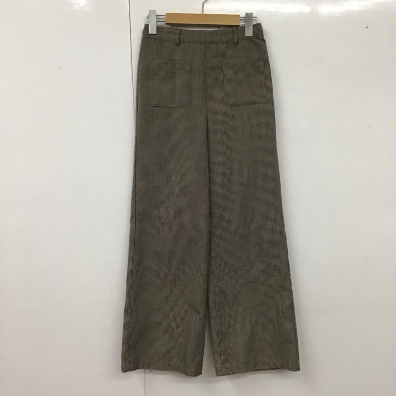 サマンサモスモスブルー Samansa Mos2 blue パンツ ワークパンツ、ペインターパンツ ワークパンツ ワイドパンツ カジュアルパンツ チェックパンツ L チェック マルチカラー / マルチカラー /  レディース USED 古着 中古 10126986