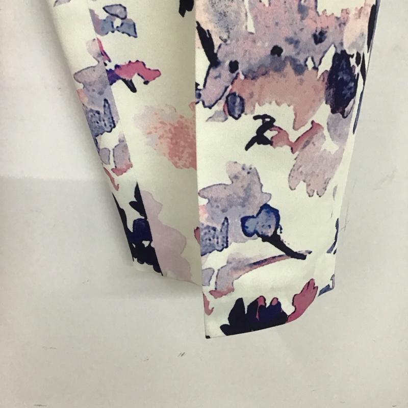 ユナイテッドアローズ UNITED ARROWS パンツ ワークパンツ、ペインターパンツ 1514-240-5033 ワイドパンツ カジュアルパンツ プリント 36 プリント マルチカラー / マルチカラー /  レディース USED 古着 中古 10126988