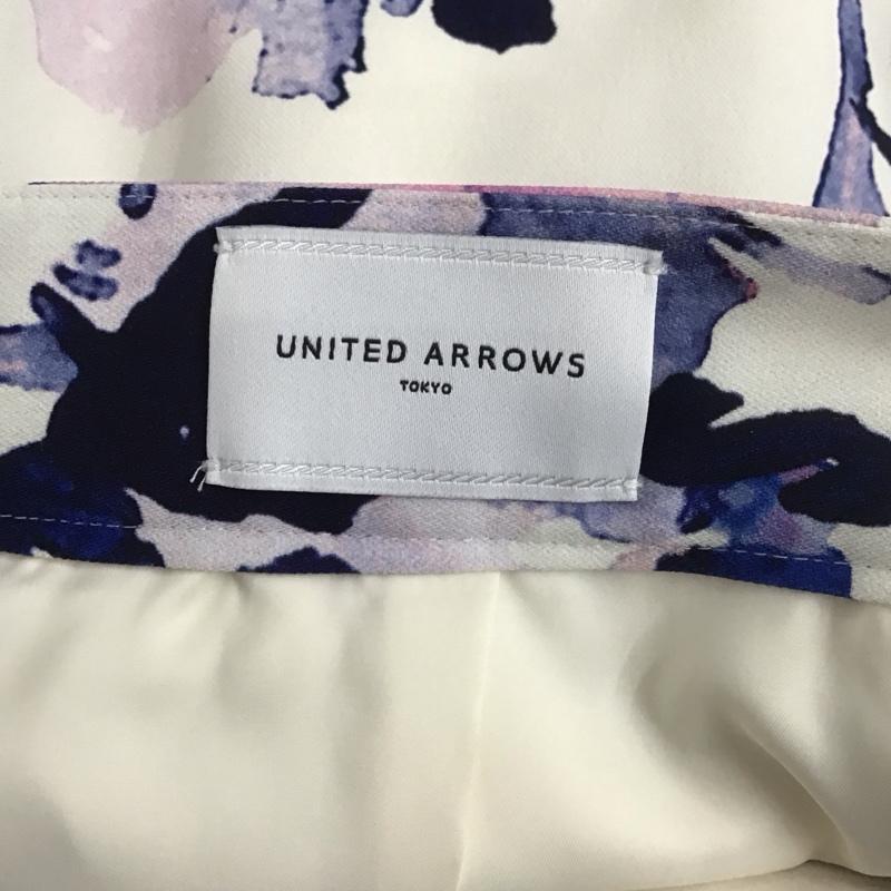 ユナイテッドアローズ UNITED ARROWS パンツ ワークパンツ、ペインターパンツ 1514-240-5033 ワイドパンツ カジュアルパンツ プリント 36 プリント マルチカラー / マルチカラー /  レディース USED 古着 中古 10126988