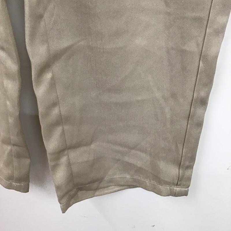 ローリーズファーム LOWRYS FARM パンツ スラックス ワイドパンツ スラックスパンツ カジュアルパンツ FREE 無地 ベージュ / ベージュ /  レディース USED 古着 中古 10126990
