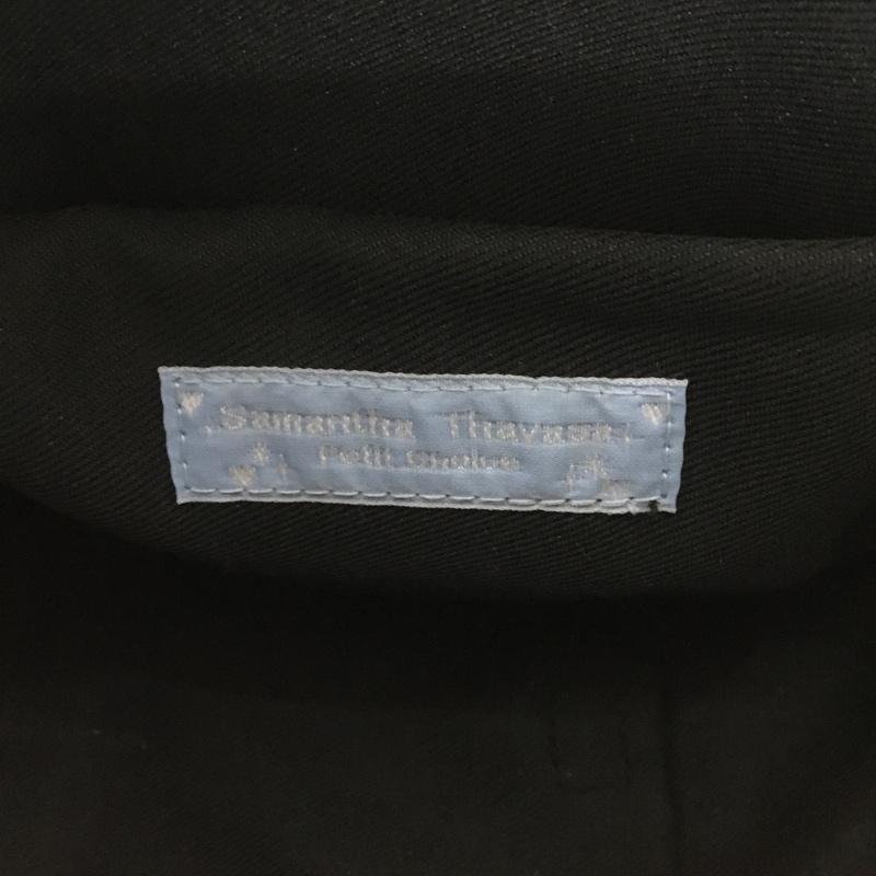 サマンサタバサ プチチョイス Samantha Thavasa Petit Choice ハンドバッグ ハンドバッグ ショルダーバッグ 2way ミニバッグ ロゴ、文字 黒 / ブラック / X 金 / ゴールド /  レディース USED 古着 中古 10127000