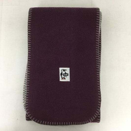 チャムス CHUMS マフラー マフラー ロゴ、文字 紫 / パープル / X 灰 / グレー /  メンズ USED 古着 中古 10127003